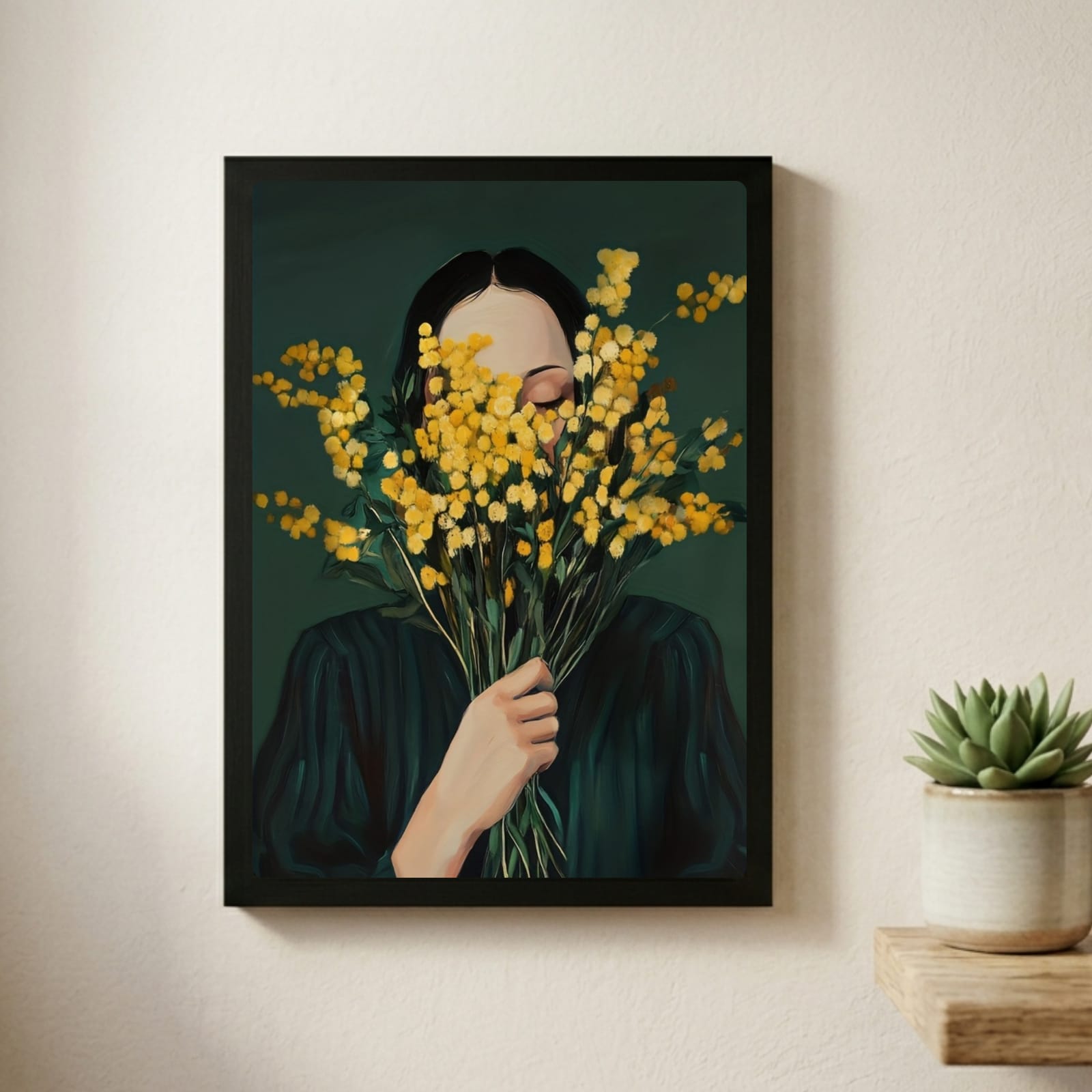 Girl flower house decor