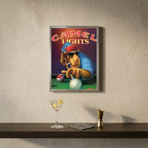 bar and restaurant decoration, Camel sigarette
