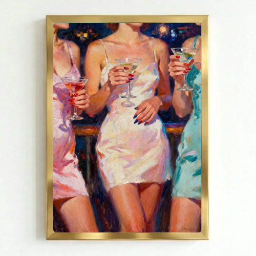 bar and restaurant decoration martini chic girls