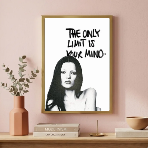 Chic room girl poster