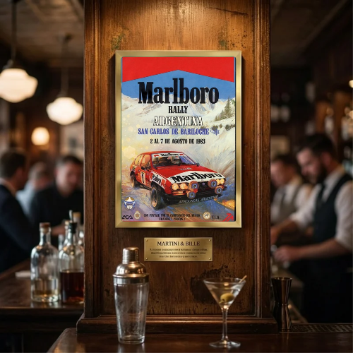 bar and restaurant decoration, Marlboro sigarette