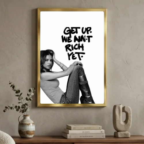 Chic room girl poster