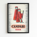 bar and restaurant decoration, campari