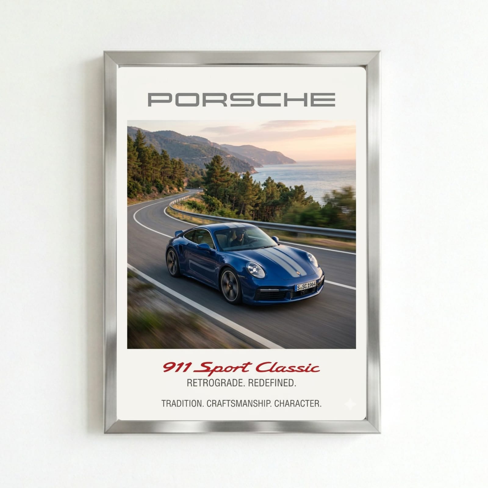 porsche poster