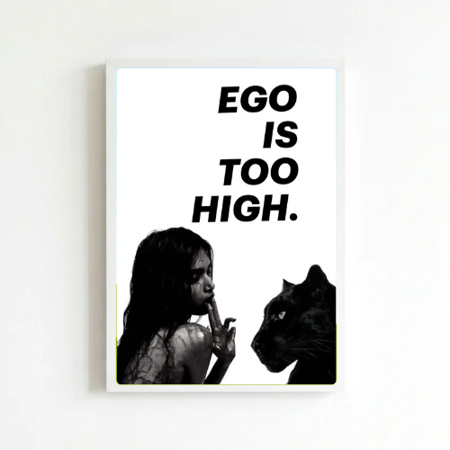 Chic room girl poster