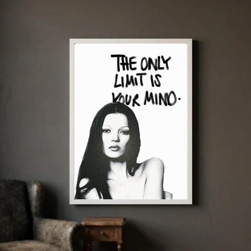 Chic room girl poster