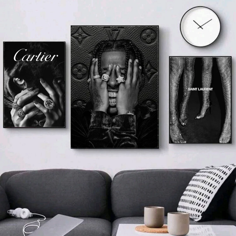 luxury brand black