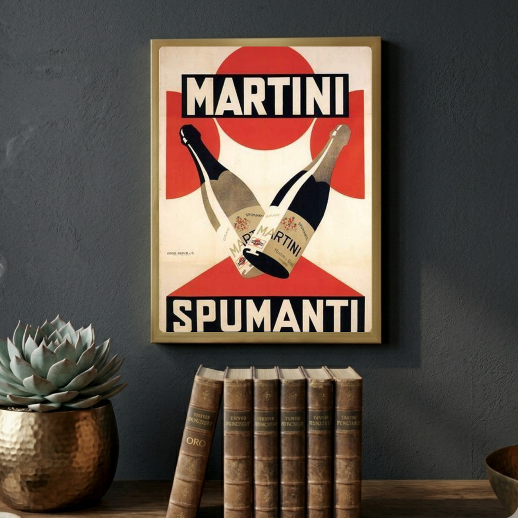 bar and restaurant decoration, martini