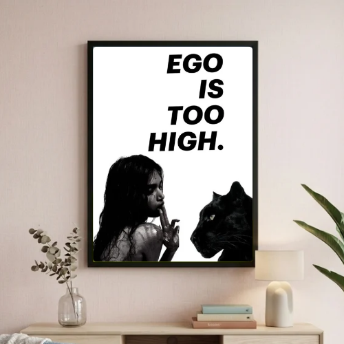 Chic room girl poster