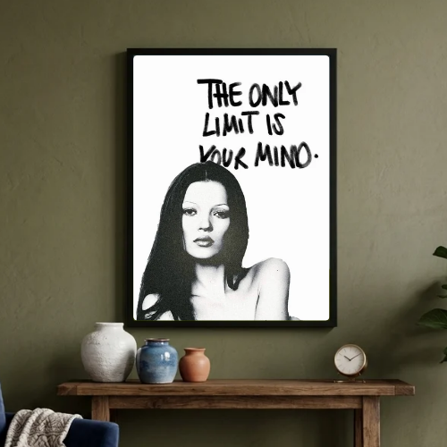 Chic room girl poster