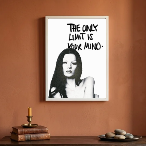 Chic room girl poster