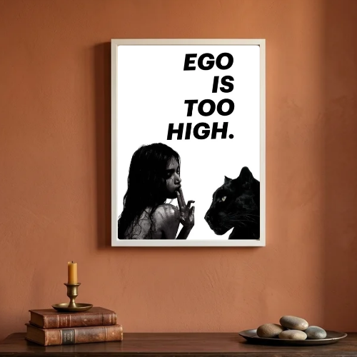 Chic room girl poster