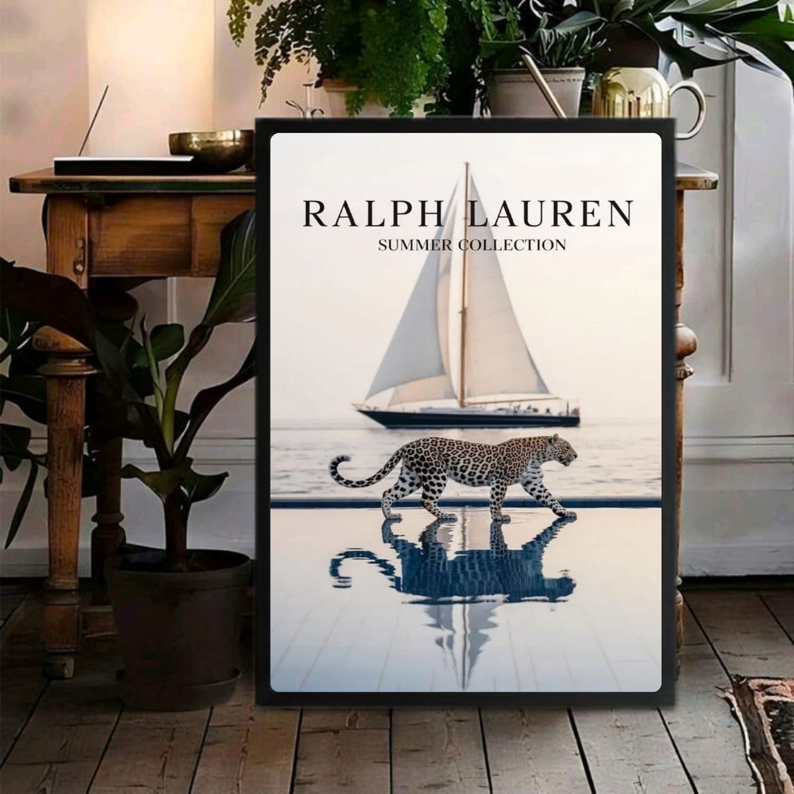 luxury brand aesthetic poster