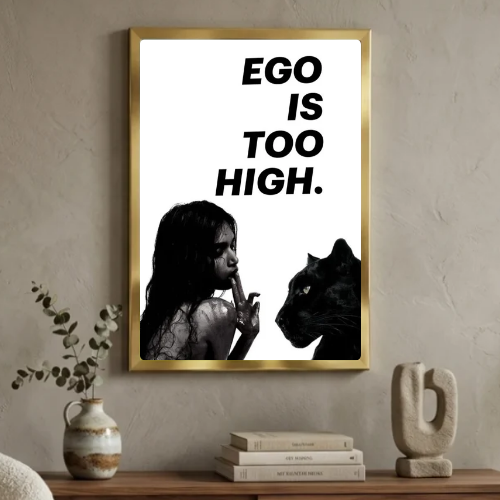 Chic room girl poster