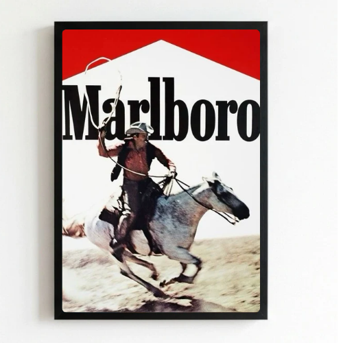 bar and restaurant decoration, Marlboro sigarette