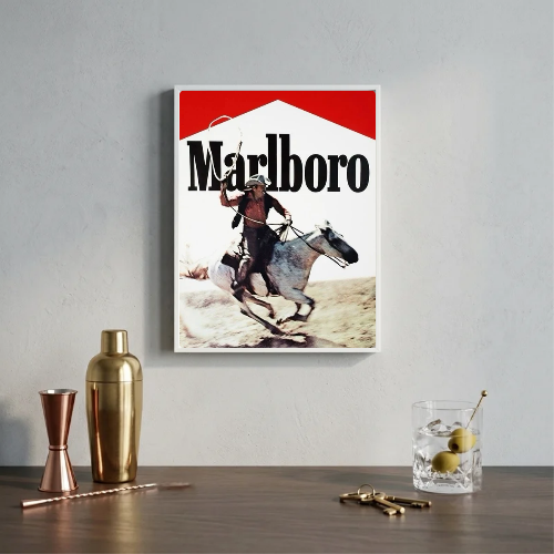bar and restaurant decoration, Marlboro sigarette