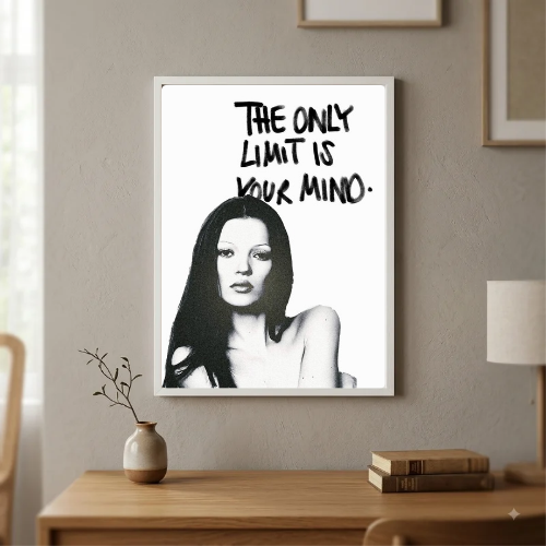 Chic room girl poster
