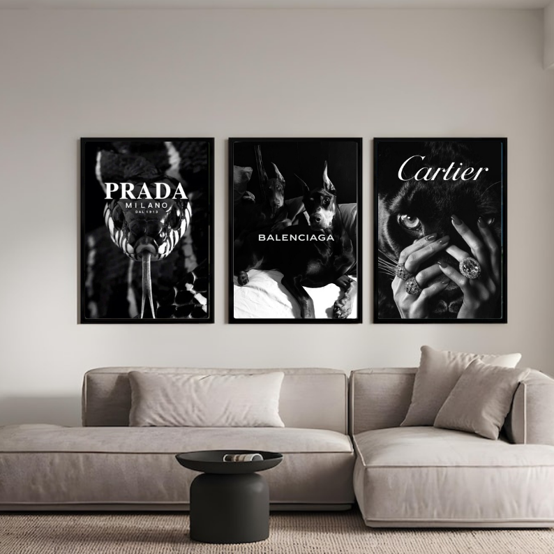 luxury brand black