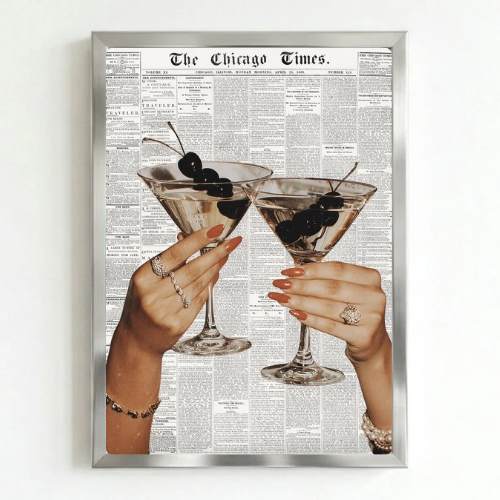 bar and restaurant decoration martini chic