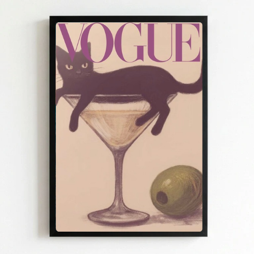 bar and restaurant decoration vogue cat martini chic