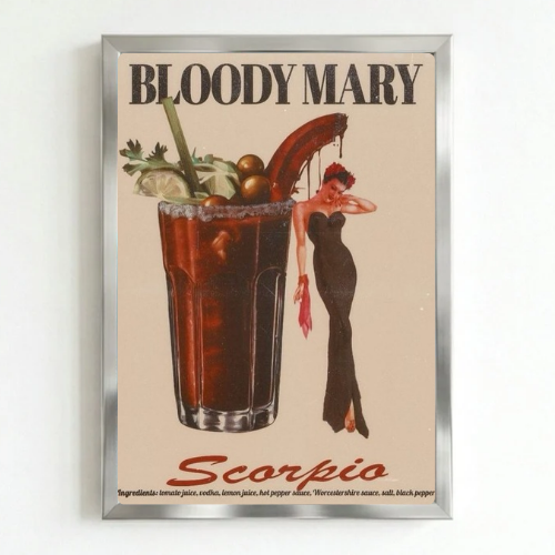 bar and restaurant decoration, espresso martini capricorn