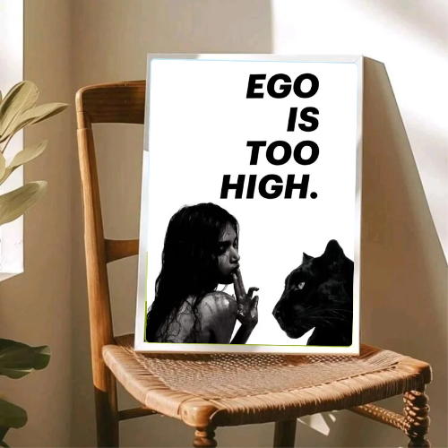 Chic room girl poster