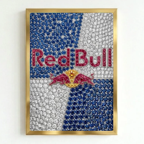 bar and restaurant decoration, red bull