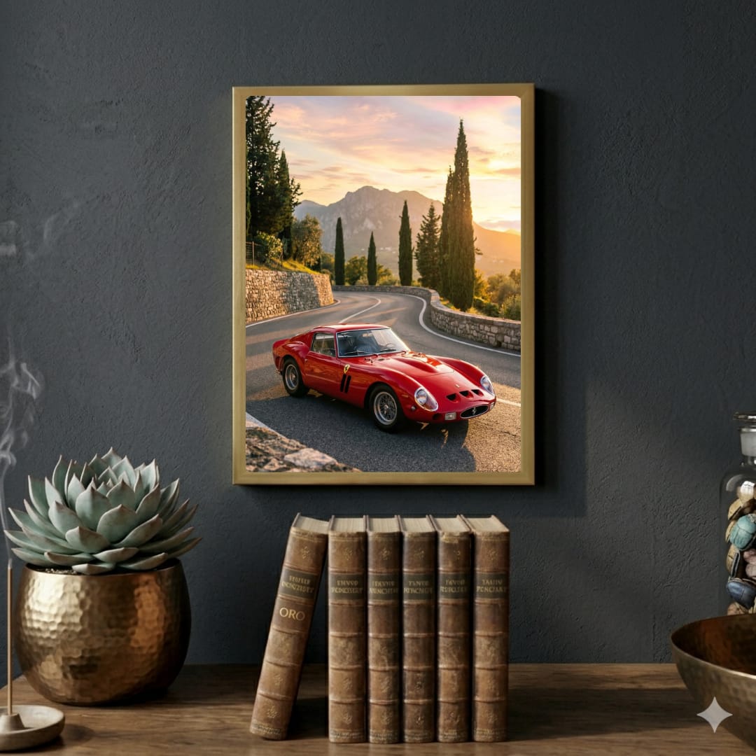 Vintage car ferrari