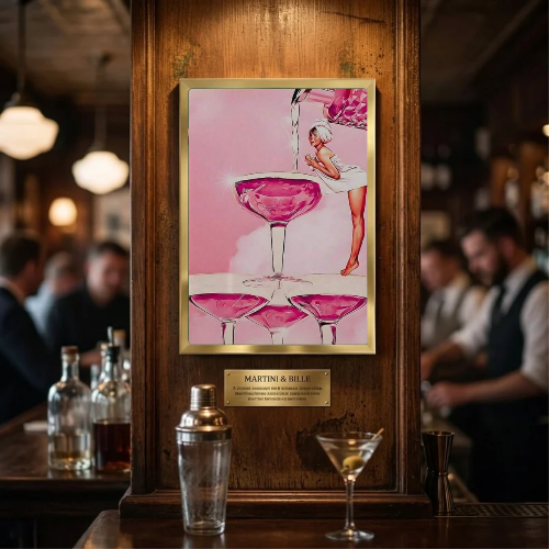 bar and restaurant decoration, cocktail drink