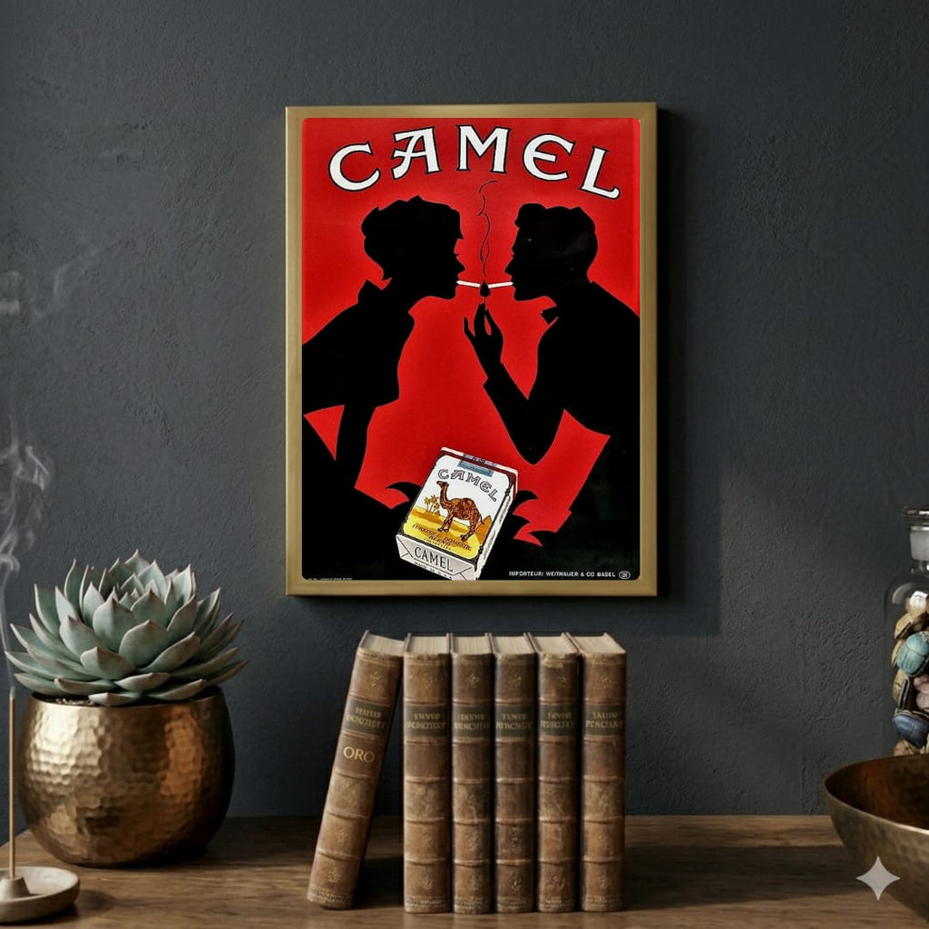 bar and restaurant decoration, camel cigarette