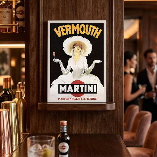bar and restaurant decoration martini chic