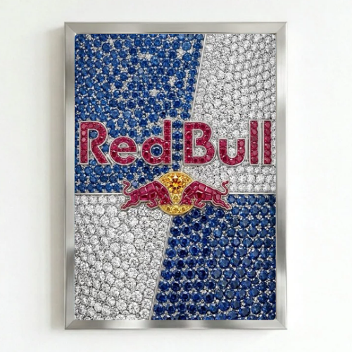 bar and restaurant decoration, red bull