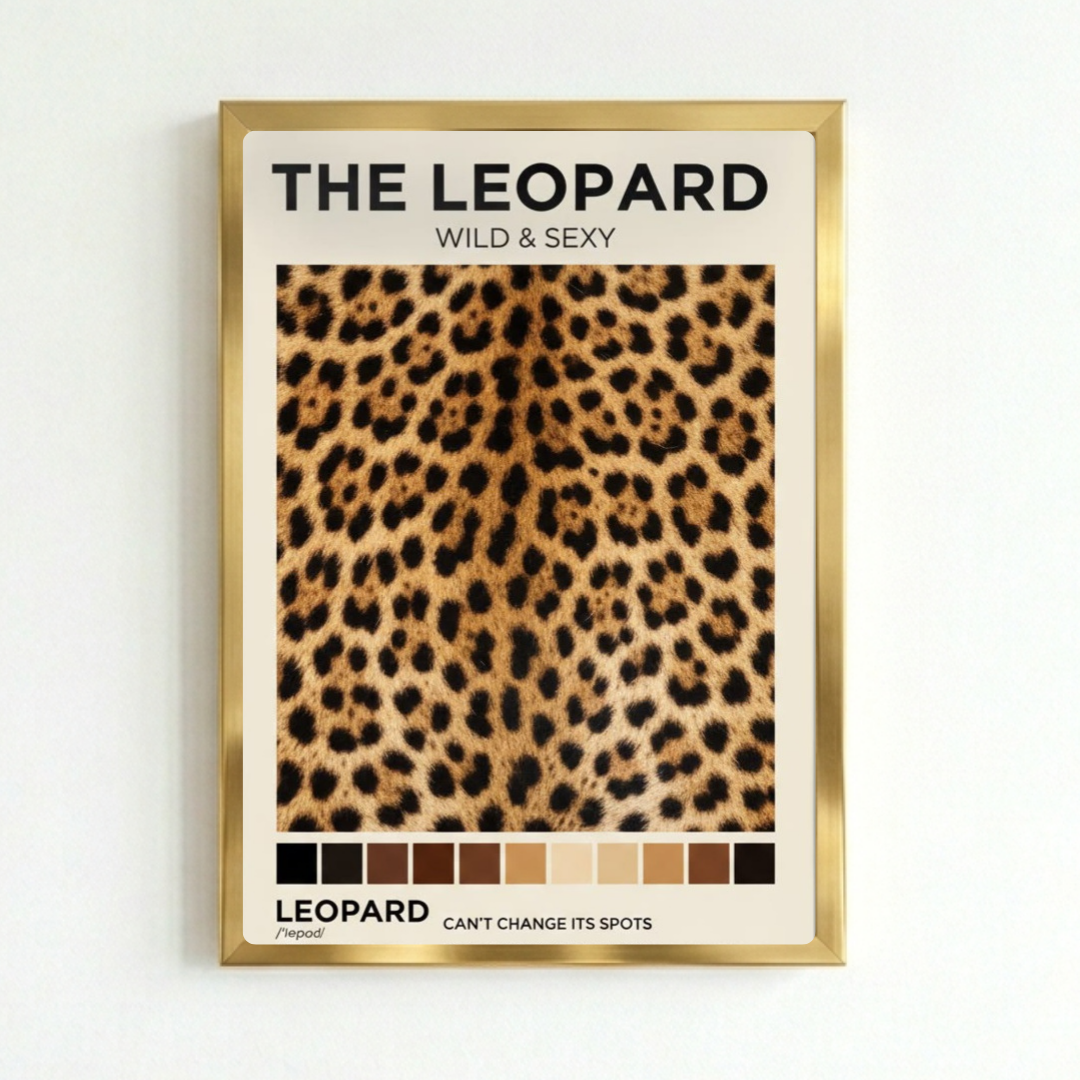 Home deco chic leopard