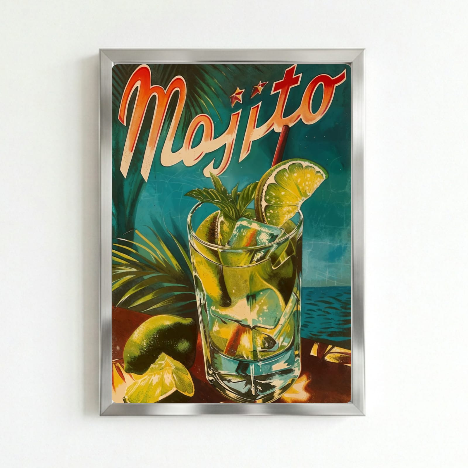 bar and restaurant decoration, mojito