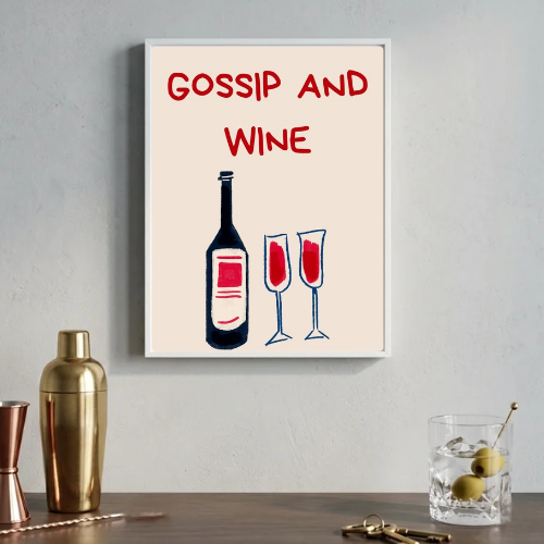 bar and restaurant decoration wine and gossip