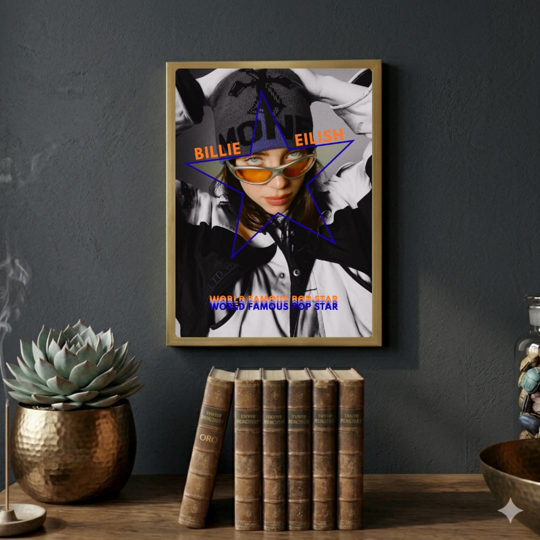 Billie Eilish - Autographed Poster
