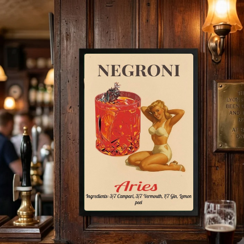 bar and restaurant decoration negroni aries