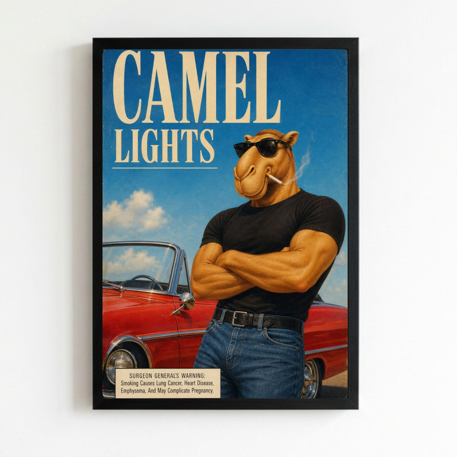 bar and restaurant decoration, camel sigarette