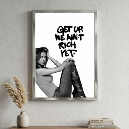Chic room girl poster