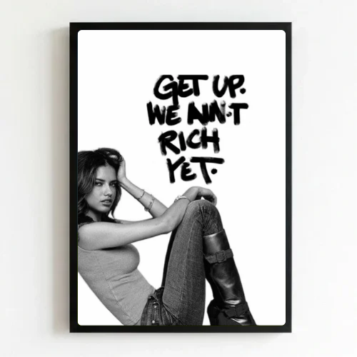 Chic room girl poster
