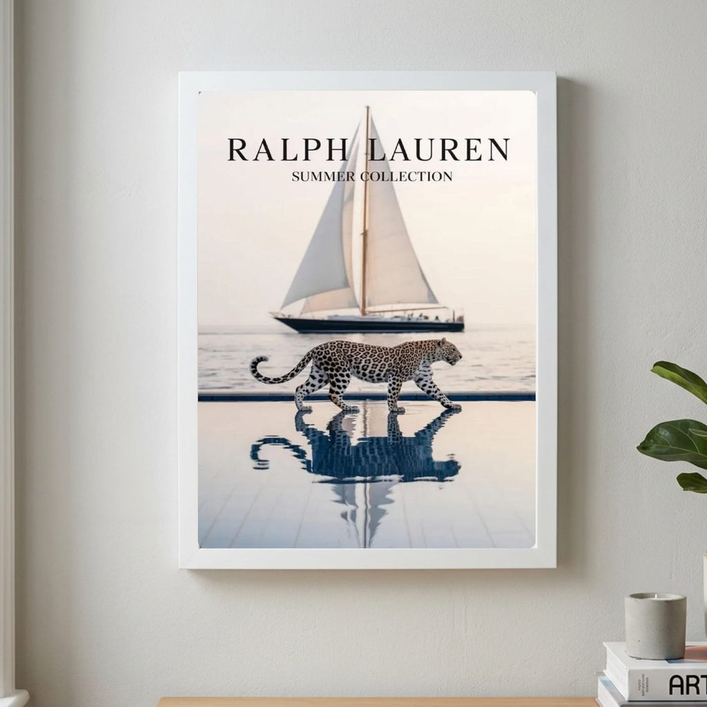 luxury brand aesthetic poster
