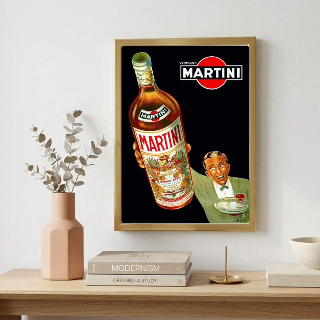 bar and restaurant decoration, martini