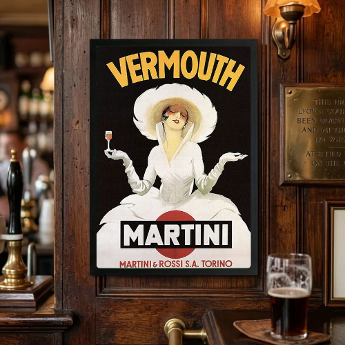 bar and restaurant decoration martini chic
