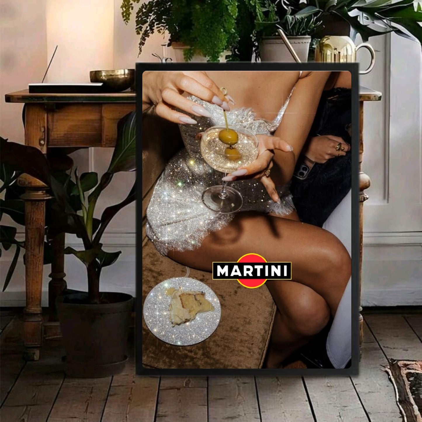 bar and restaurant decoration martini chic