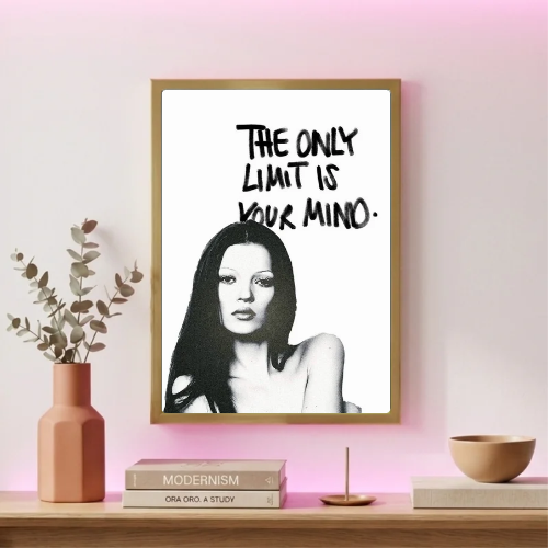 Chic room girl poster