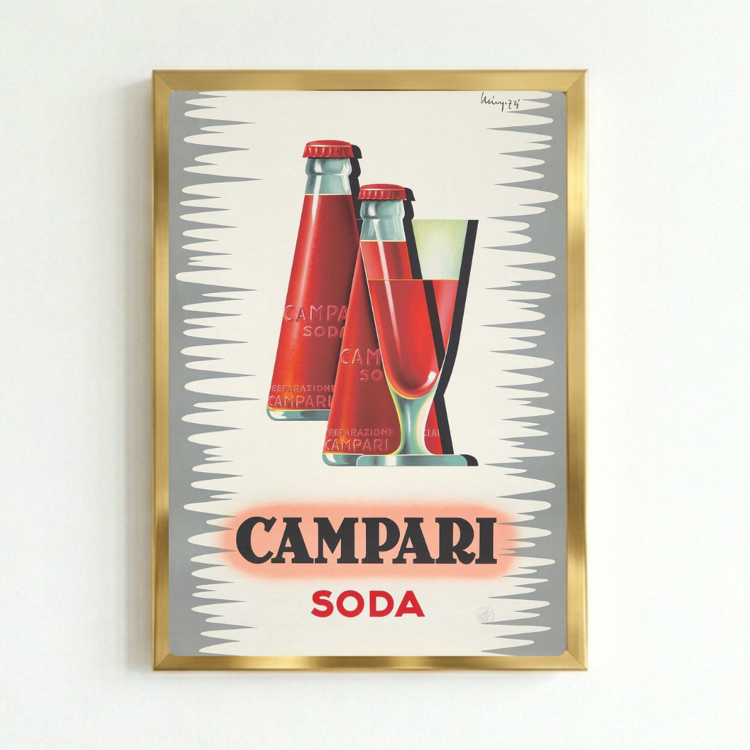 bar and restaurant decoration, campari