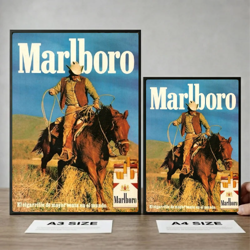 bar and restaurant decoration, Marlboro sigarette