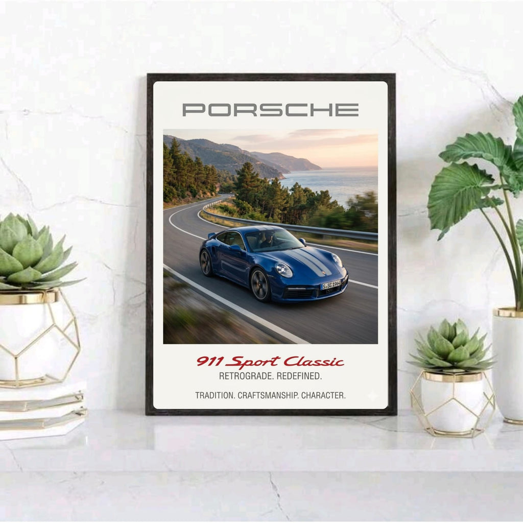 porsche poster