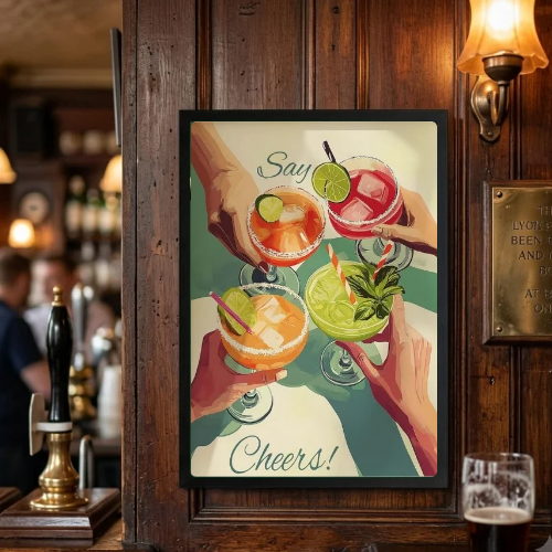 bar and restaurant decoration, cocktail drink
