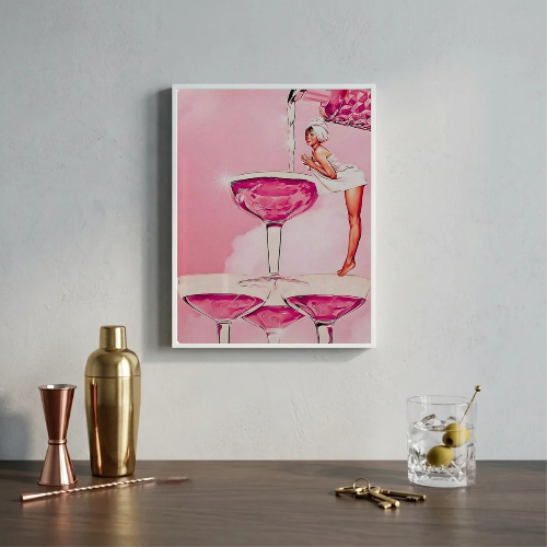 bar and restaurant decoration, cocktail drink